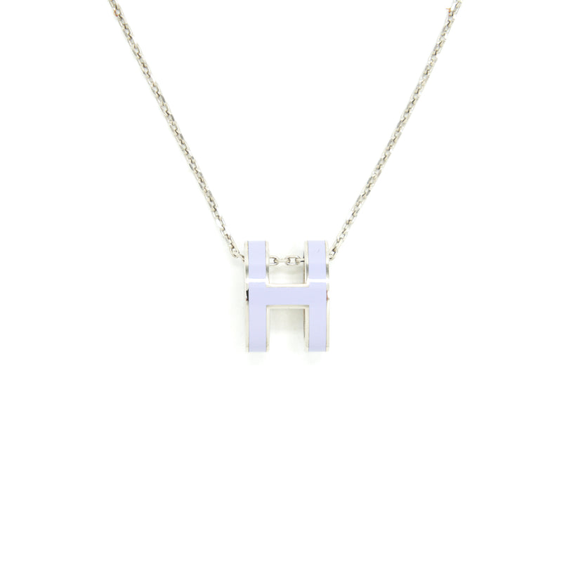 Hermes Pop H Pendant Chain Necklace Metal and Enamel Mini Black, Gold | eBay