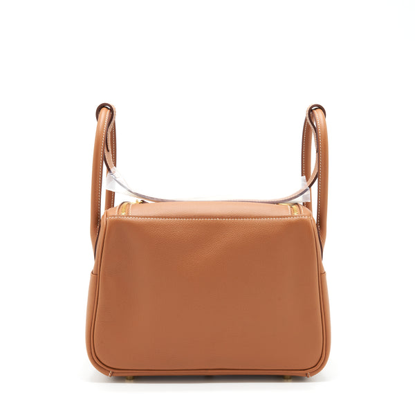 Hermes Lindy 26 Evercolor Gold GHW Stamp Z