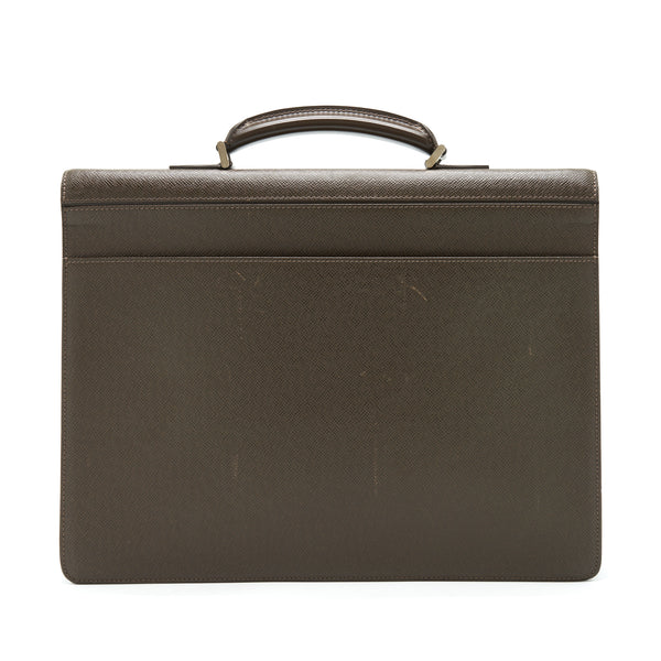 Louis Vuitton Vintage Briefcase Brown SHW