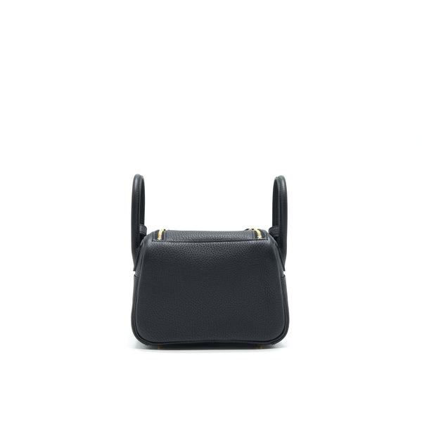 Hermes mini lindy black GHW Stamp Z
