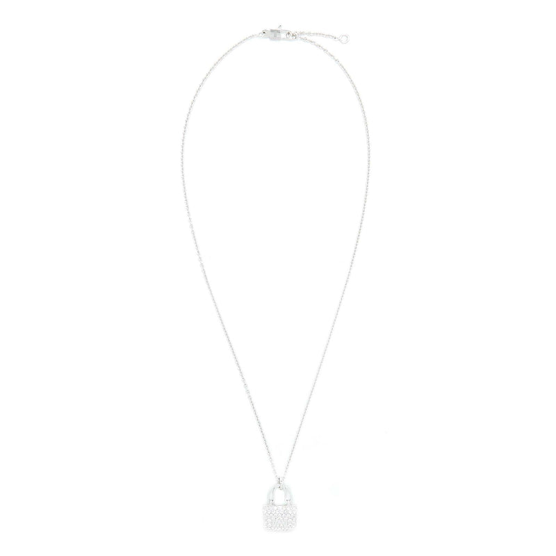 Hermes Amulette Constance Pendant White Gold Diamonds