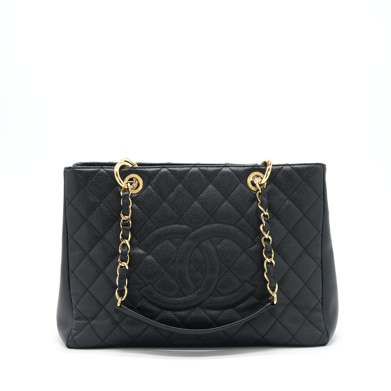 Chanel Grand Shopping Tote Bag Caviar Black GHW