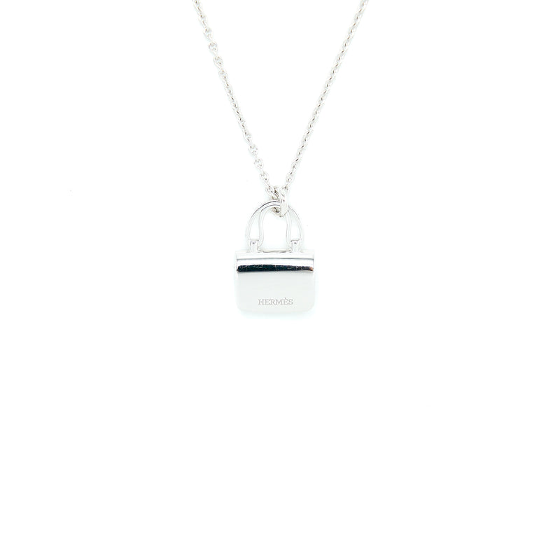 Hermes Amulette Constance Pendant White Gold Diamonds