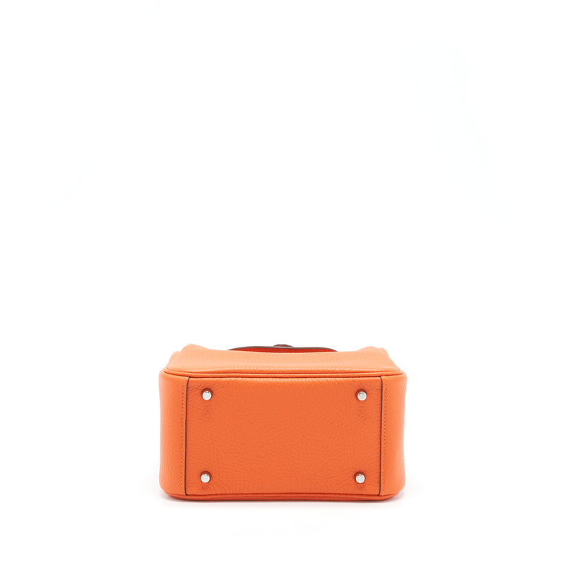 Hermes Mini Lindy Clemence 9J Feu SHW Stamp U
