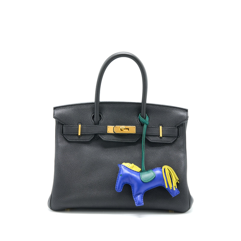 Hermes Birkin 30 Togo Black GHW Stamp X