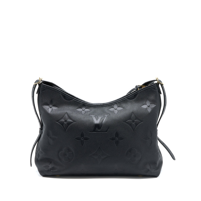 Louis Vuitton Carryall mm Bag, Black, One Size