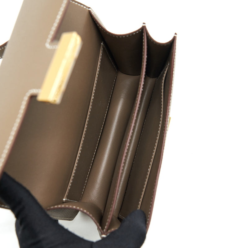 Hermes Constance Mini Epsom Etoupe GHW Stamp Z