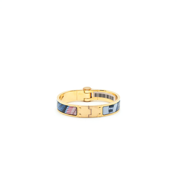 Hermes Size S Savana Dance Hinged Bracelet