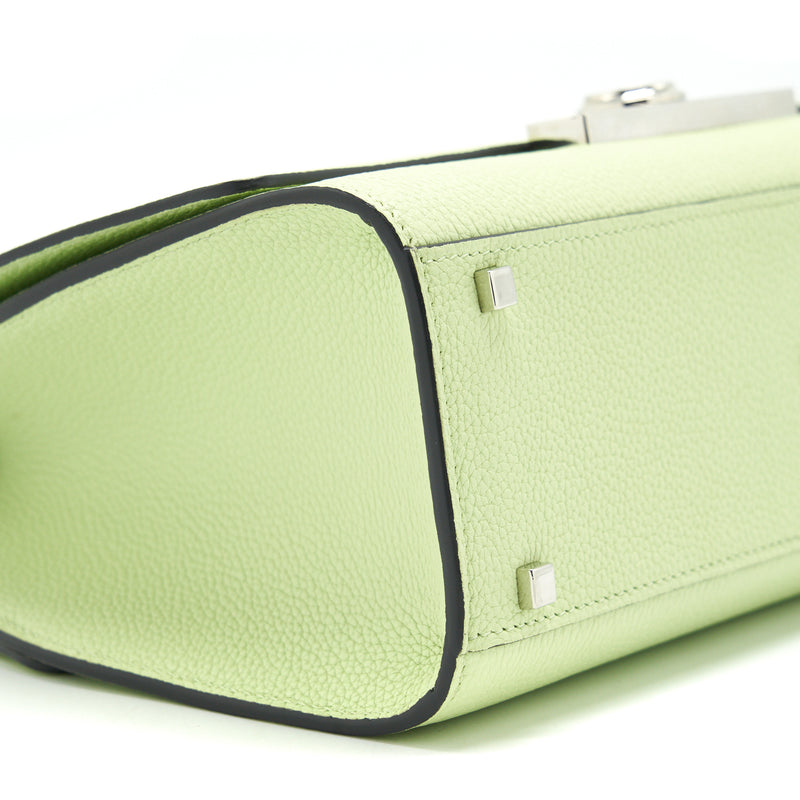 Moynat Aqua Pétite Réjane Bag Green SHW