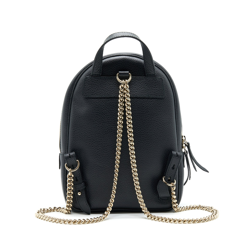 Gucci Soho Leather Backpack Black