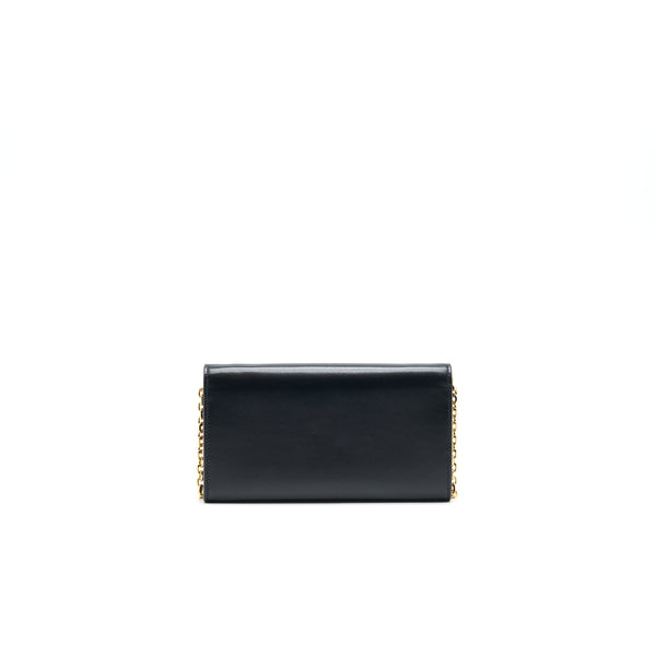 Celine Calfskin C Wallet on Chain Bag Black GHW