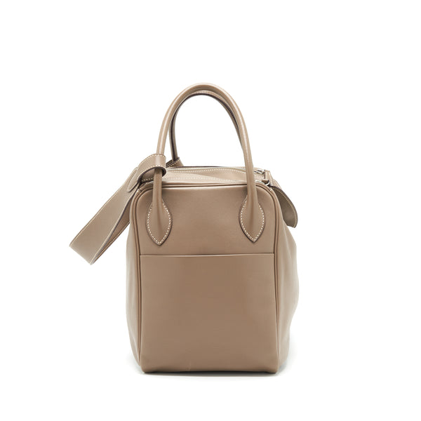 Hermes Lindy 34 Swift Etoupe SHW Stamp Square K