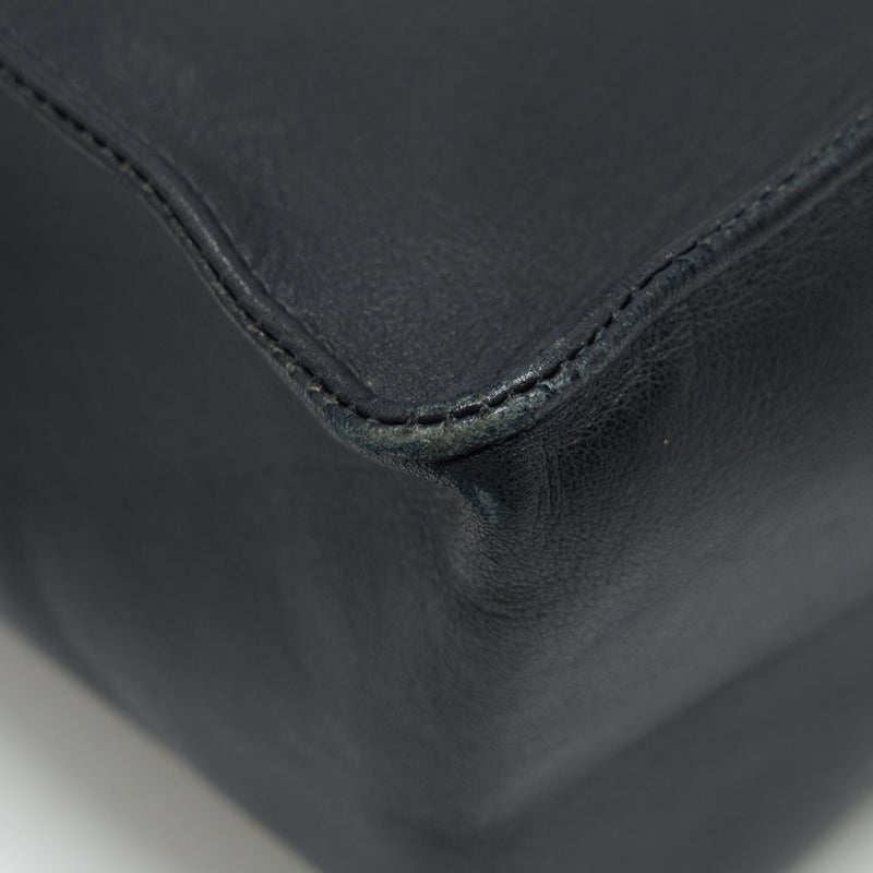 Chanel Vintage CC Timeless Shopping Tote Lambskin Black GHW