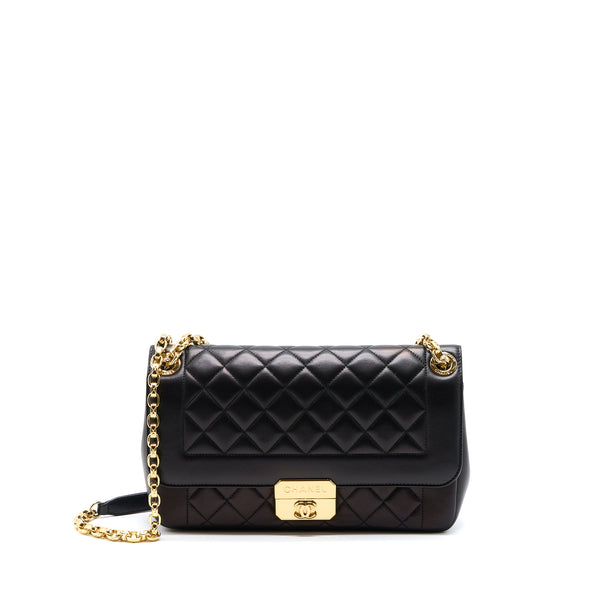 Chanel Seasonal Flap Bag Lambskin Black GHW