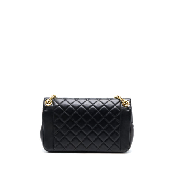 Chanel Seasonal Flap Bag Lambskin Black GHW