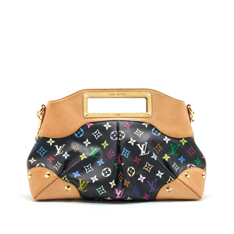 LOUIS VUITTON JUDY MM BLACK MONOGRAM MULTICOLOUR