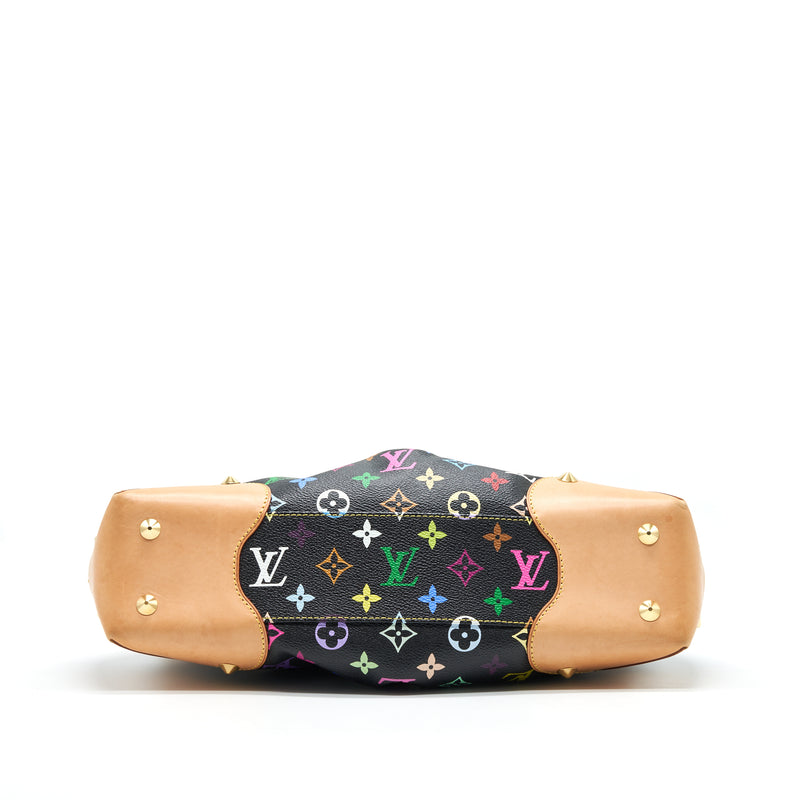 LOUIS VUITTON JUDY MM BLACK MONOGRAM MULTICOLOUR