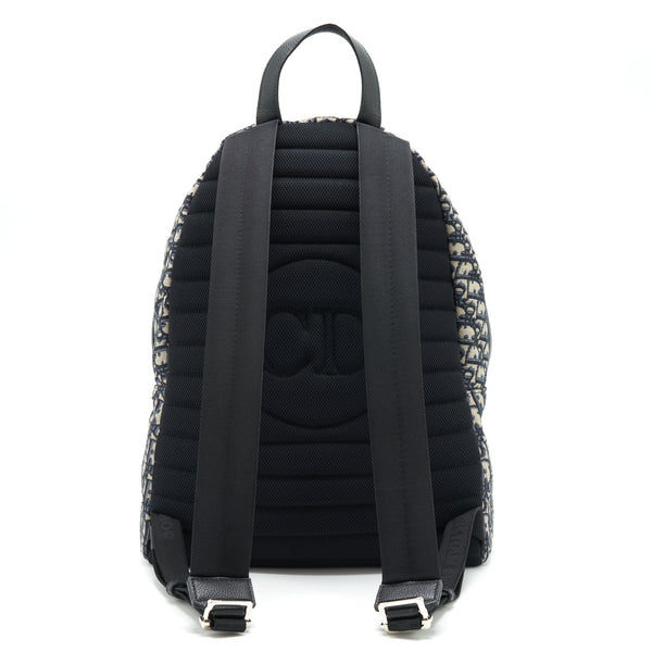 Dior Rider Backpack Beige And Black Dior Oblique Jacquard