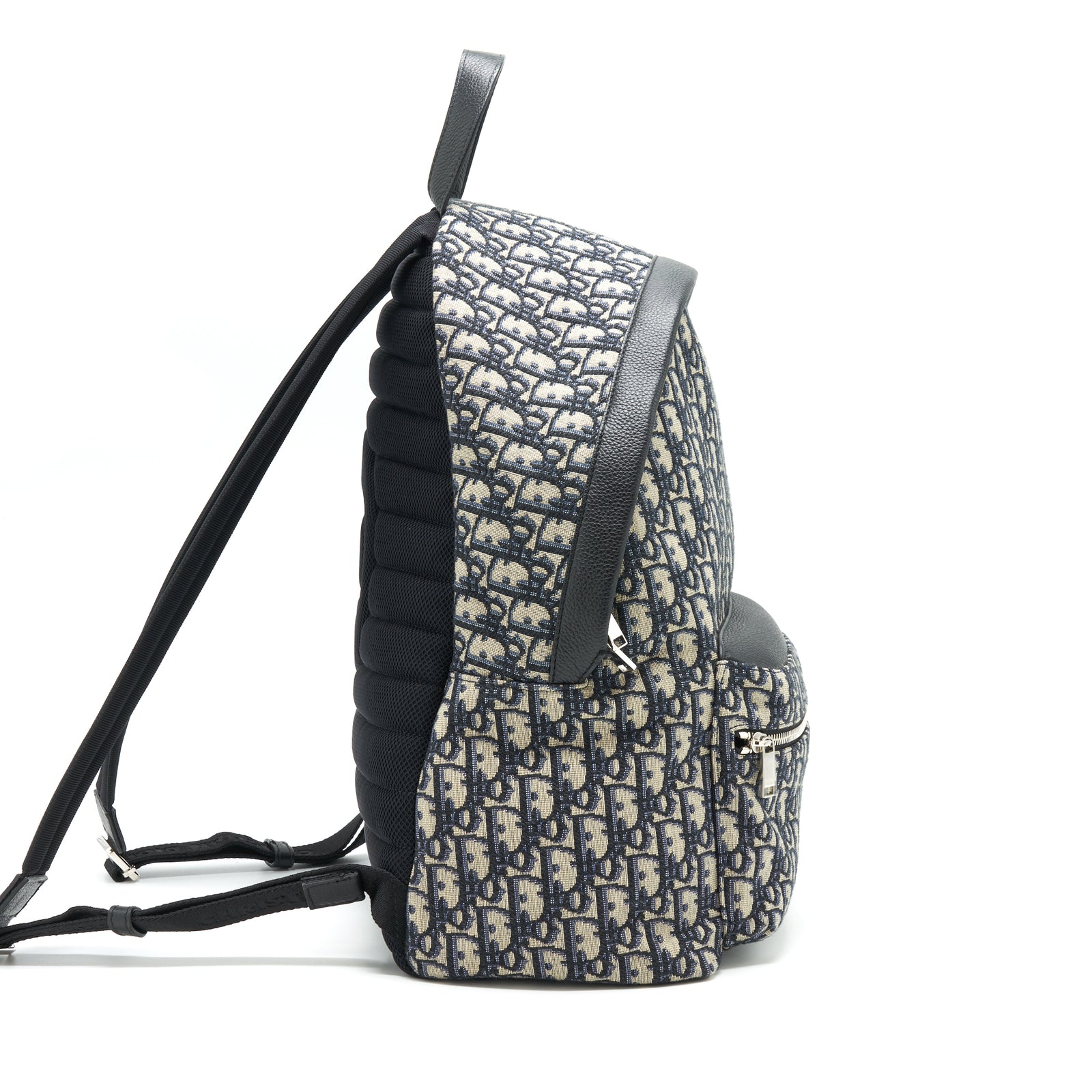 【無料郵送/関税込/正規品】 Dior Rider Backpack Beige & Black Dior Rider Backpack Beige And Black Dior Oblique Jacquard