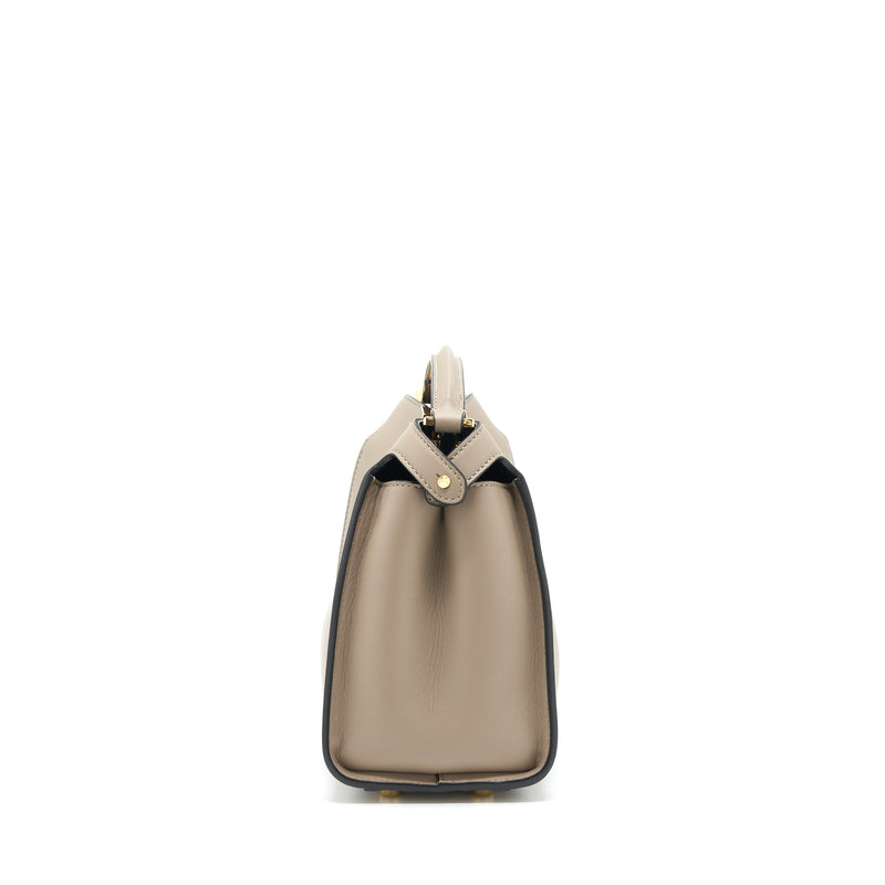 Fendi Peekaboo Bag Light Grey GHW