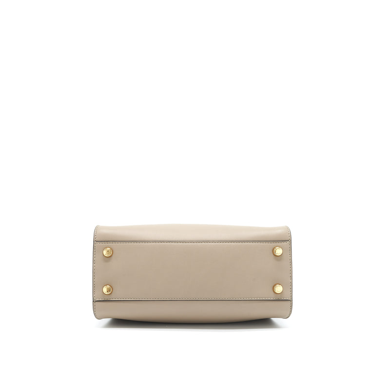 Fendi Peekaboo Bag Light Grey GHW