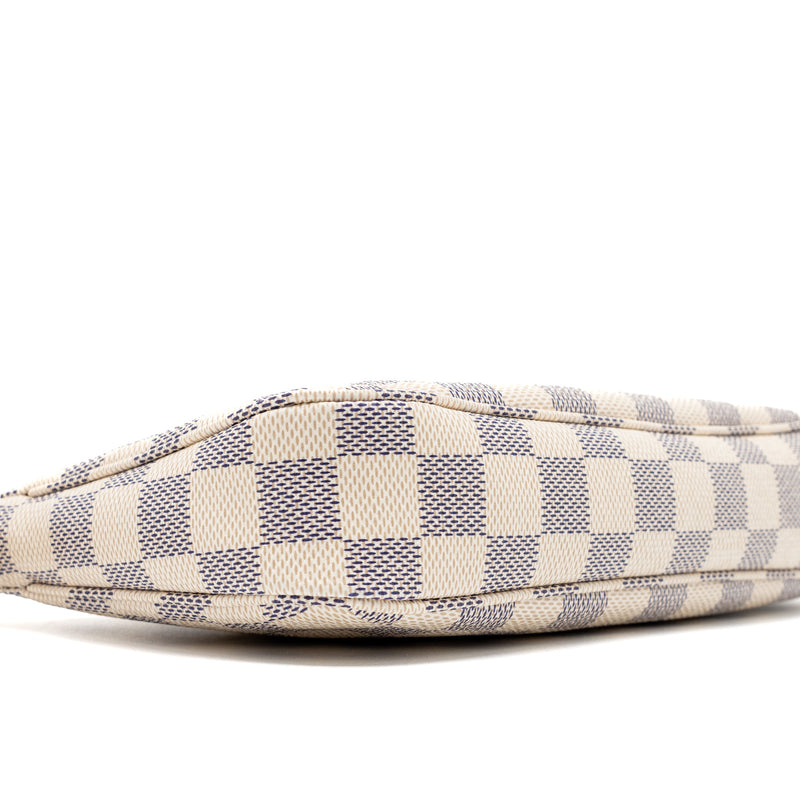 Louis Vuitton Pochette Accessories Damier Azur Canvas GHW (New Version)