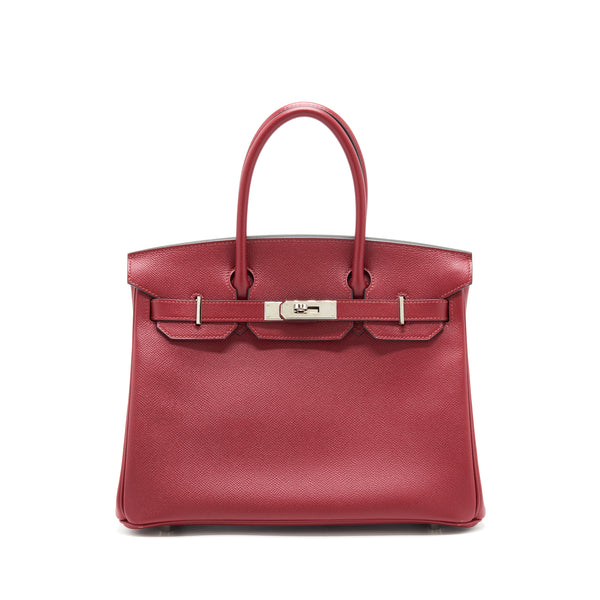 Hermes Lindy 26 Bag K1 Rouge Grenat Clemence GHW