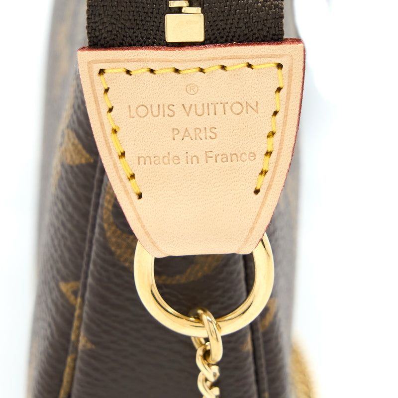 Louis Vuitton Mini Pochette Monogram Canvas GHW