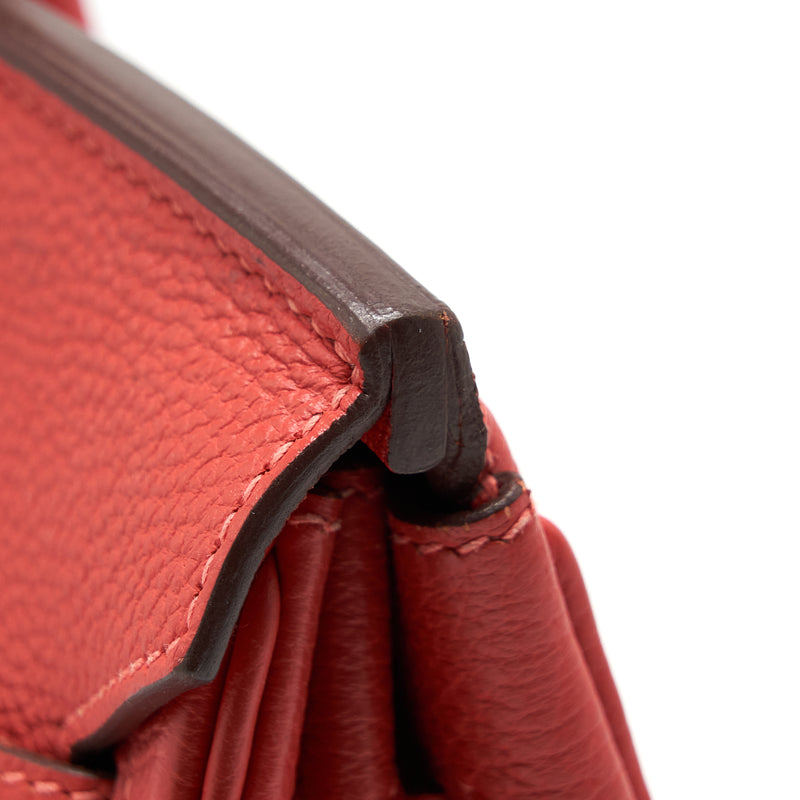 Hermes Birkin 30 Togo A5 Bougainvillier SHW Stamp Square R