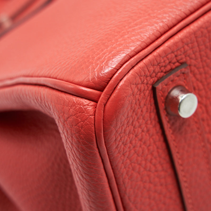 Hermes Birkin 30 Togo A5 Bougainvillier SHW Stamp Square R