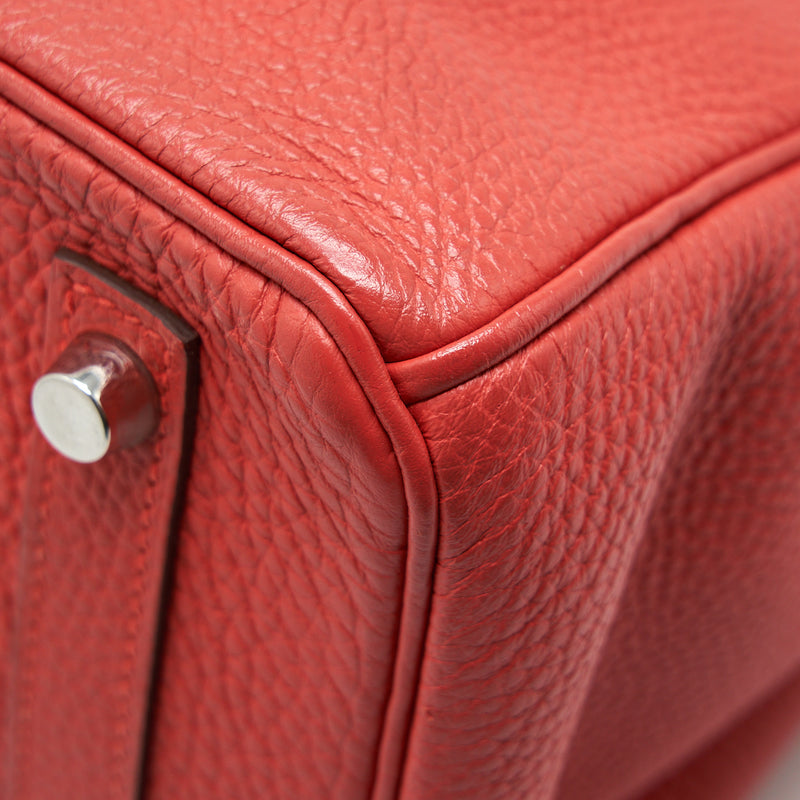 Hermes Birkin 30 Togo A5 Bougainvillier SHW Stamp Square R