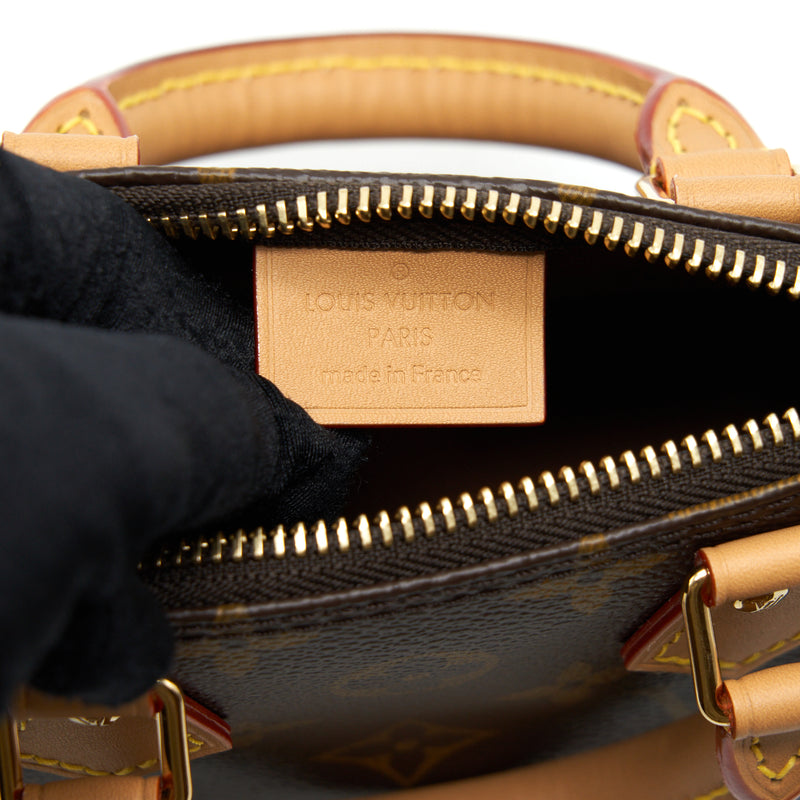Louis Vuitton Nano Speedy Monogram Canvas New Version