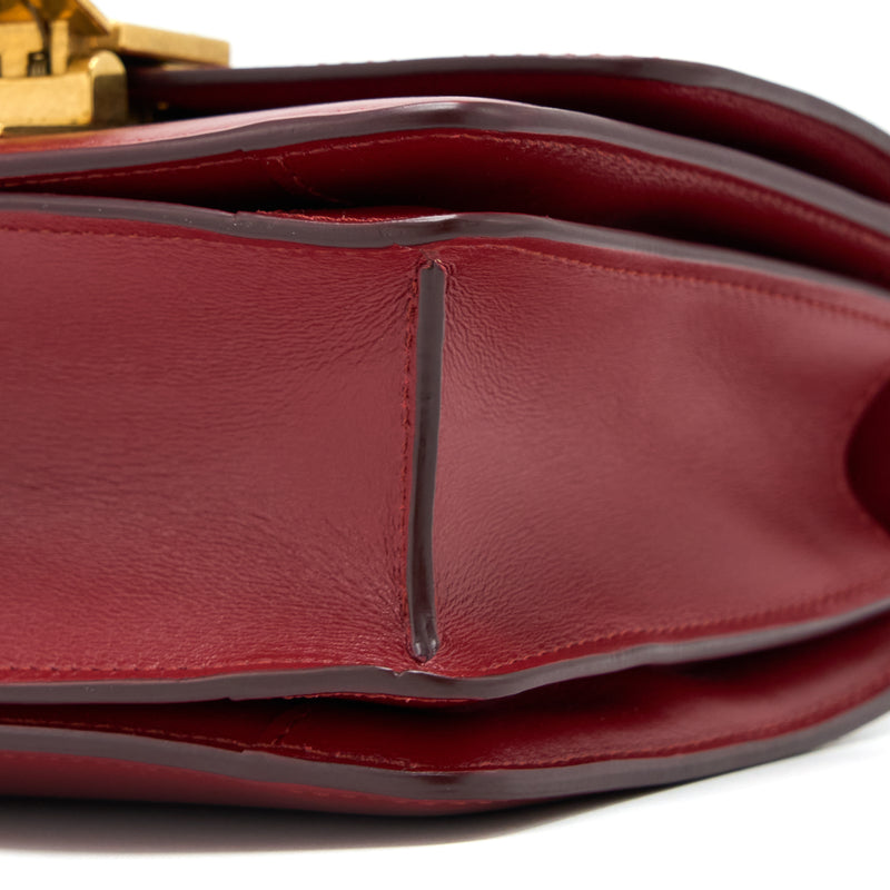 Celine Mini Box Calfskin Red GHW