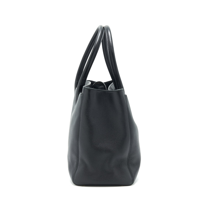 Chanel Cerf Tote bag Grained calfskin black GHW