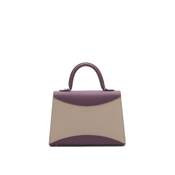 Moynat Gabrielle PM in Purple and Beige SHW