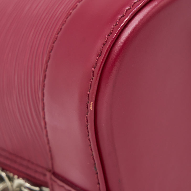 Louis Vuitton Alma PM Epi Dark Red SHW With initial J.Y On Key Tag