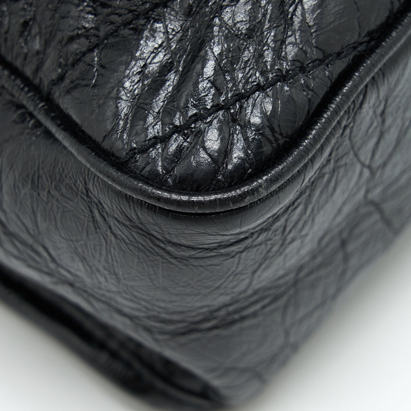 Saint Laurent Large Niki Shoulder Bag Calfskin Black SHW
