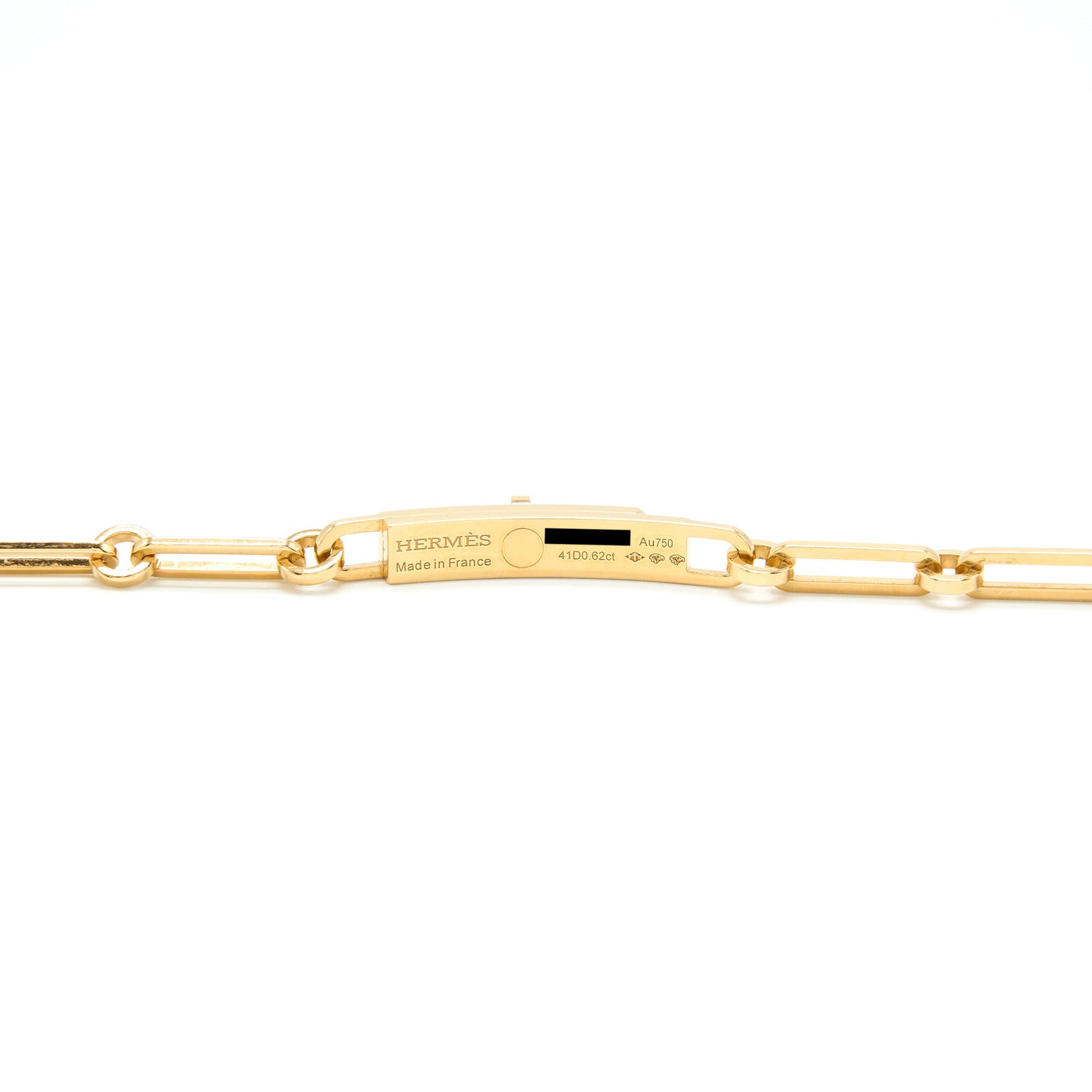 【新品未使用】HERMES Bracelet Kelly Chaine Double-Choker NEW Hermès Kelly Chaine Double Bracelet/Choker in Sterling