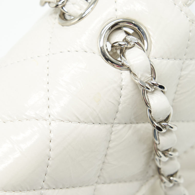 Chanel PVC Aquarium Backpack Aged Calfskin White SHW