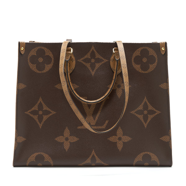 Louis Vuitton On The Go GM Monogram Reverse Canvas GHW