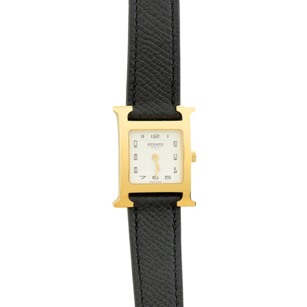 Hermes Heure H Watch 21×21 mm Epsom Leather Strap