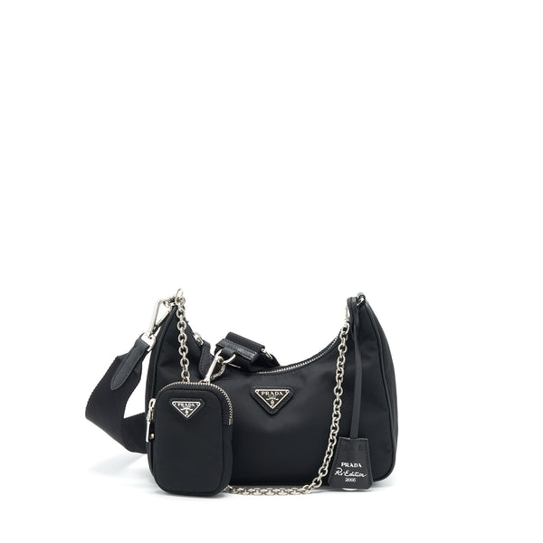 Prada Re-Edition 2005 Bag Nylon Black SHW