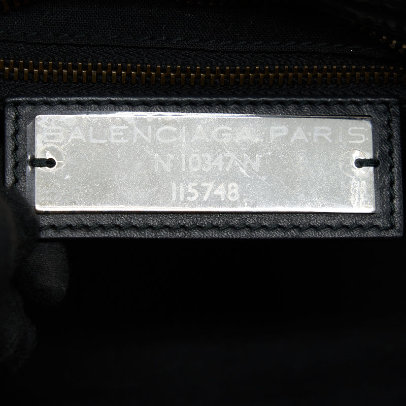 Balenciaga Classic City Bag black with ruthenium hardware