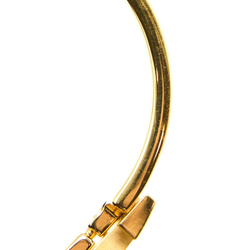 Hermes Size PM Cilc H Bracelet Jaune Madras Gold Tone