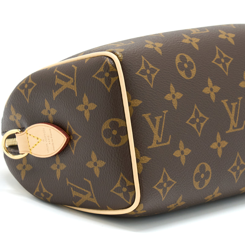 Louis Vuitton Speedy Bandouliere 20 Monogram Canvas With Black Strap GHW