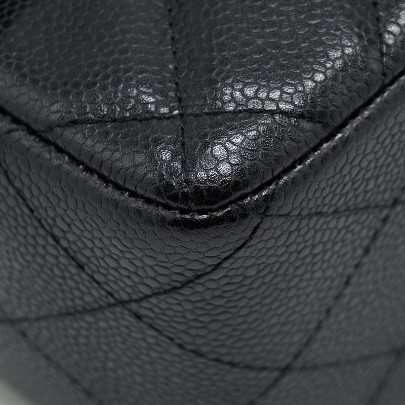 Chanel Jumbo Single Flap Bag Caviar Black SHW