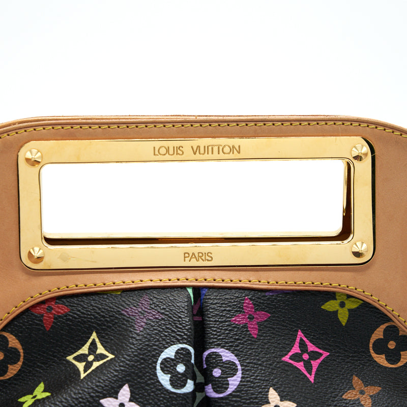 LOUIS VUITTON JUDY MM BLACK MONOGRAM MULTICOLOUR