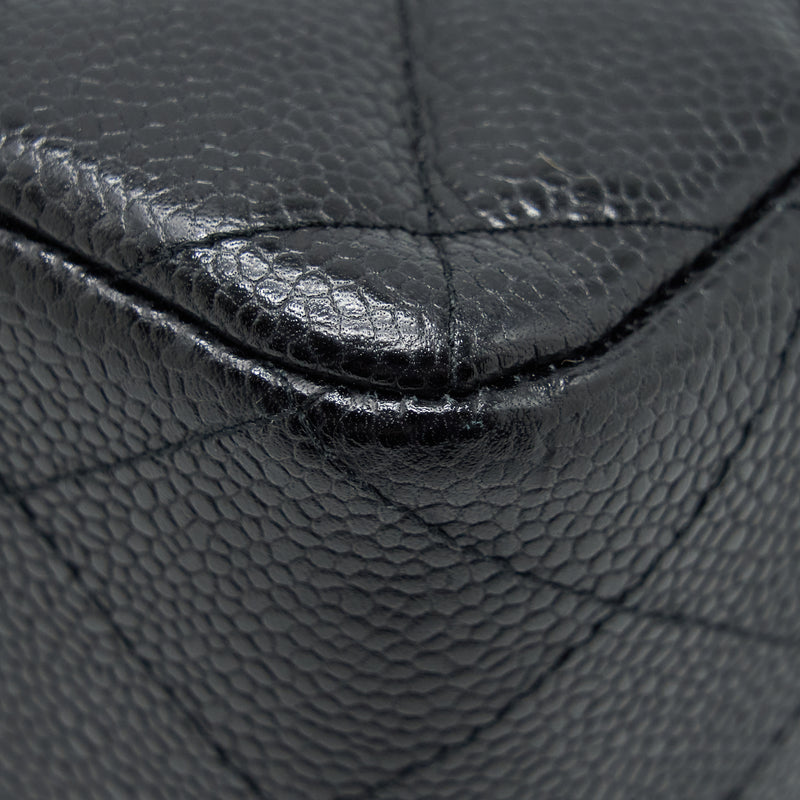 Chanel Jumbo Single Flap Bag Caviar Black SHW