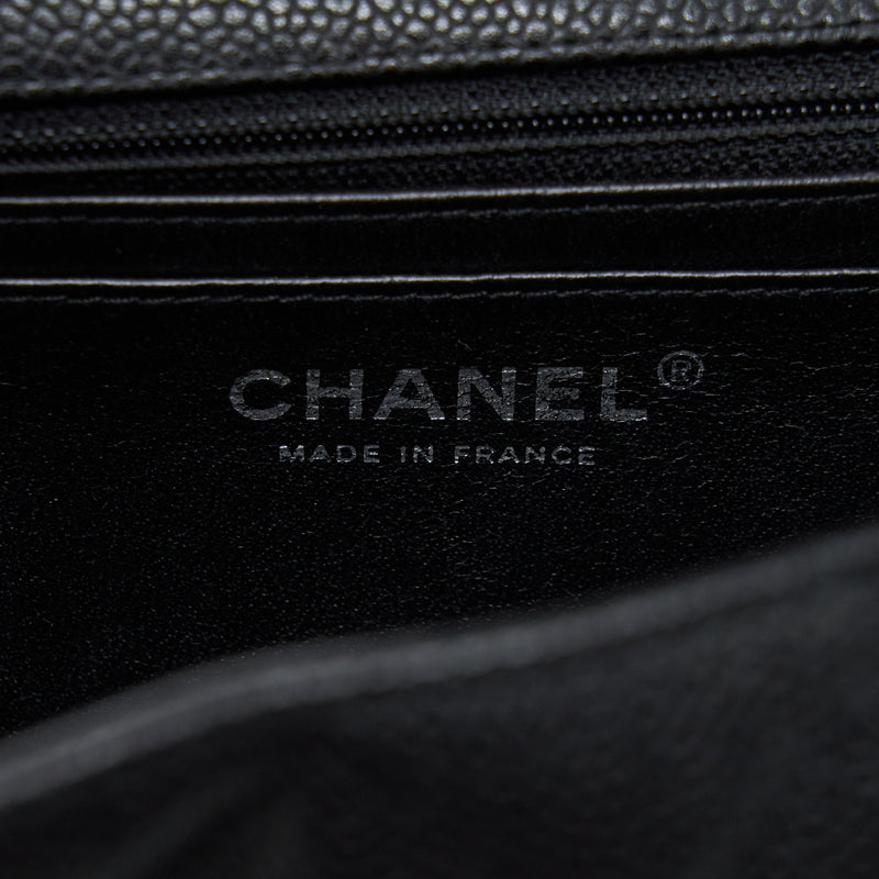 Chanel Jumbo Single Flap Bag Caviar Black SHW