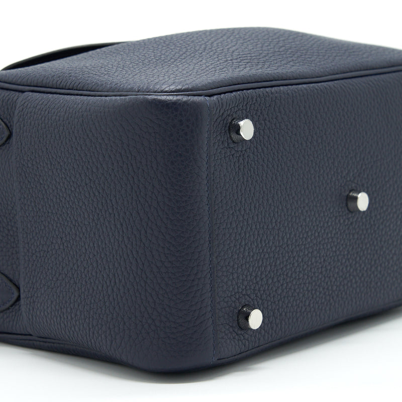 Hermes Lindy 26 Clemence Blue Nuit SHW Stamp U